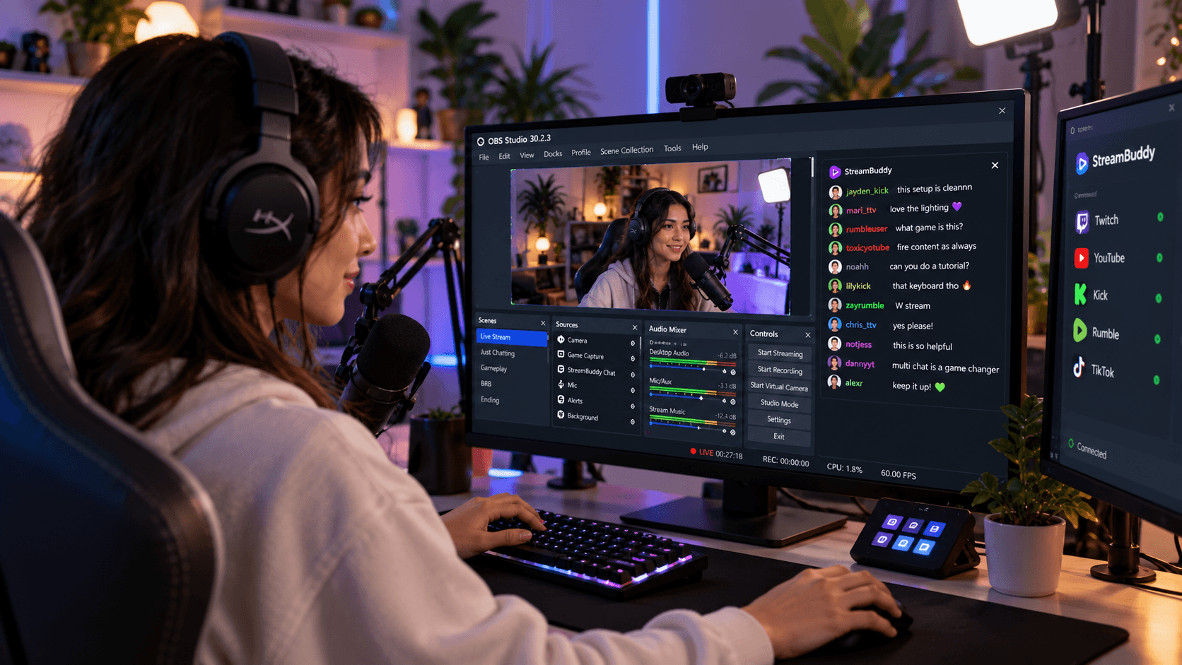 OBS chat dock vs browser source: which should streamers use?