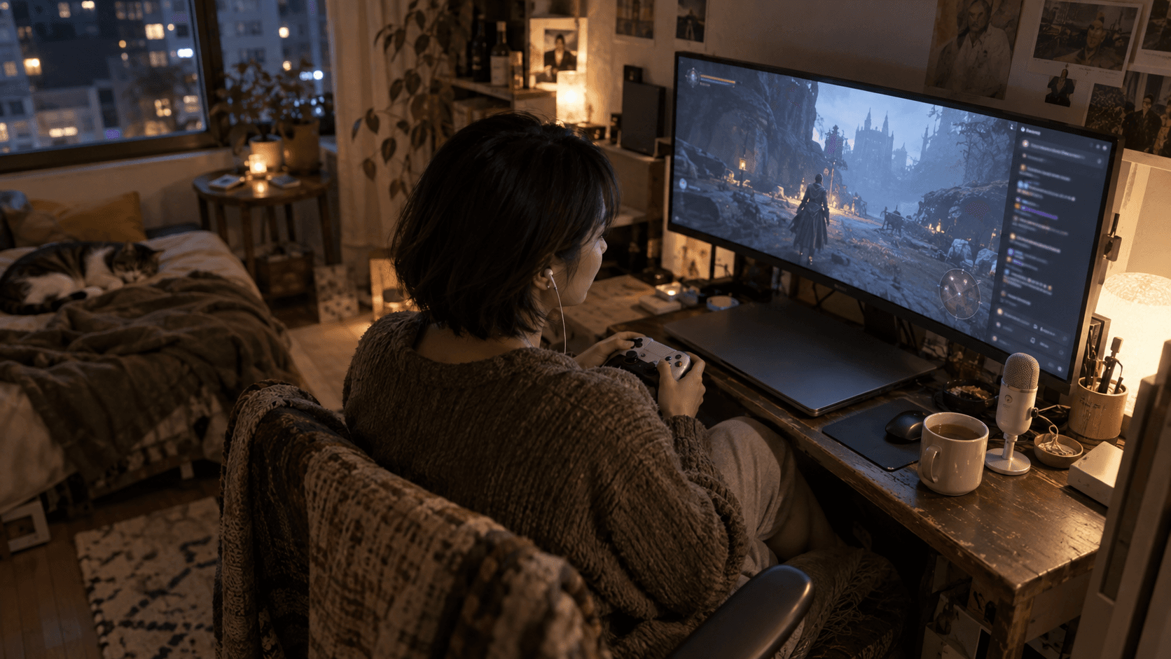 Streaming with one monitor: where to put your chat